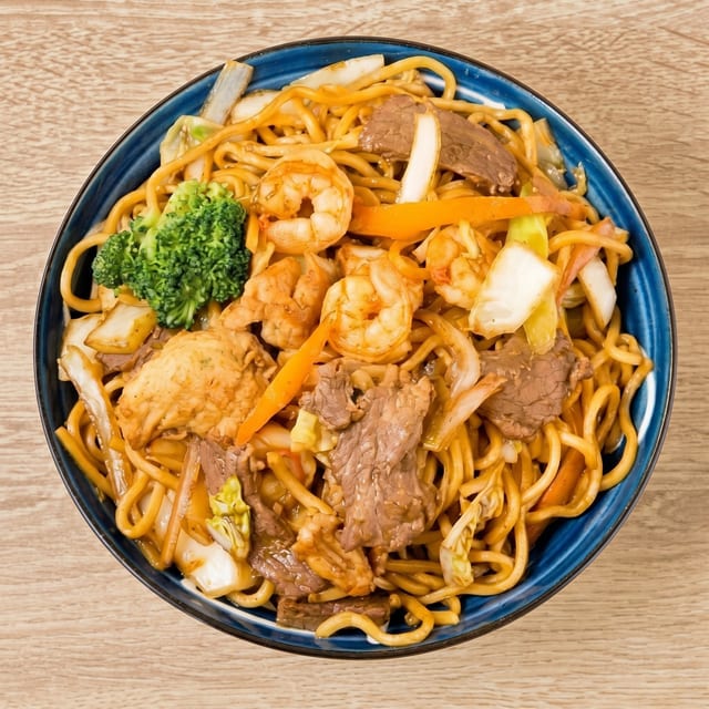 House Pan Fried Lo Mein Noodle.