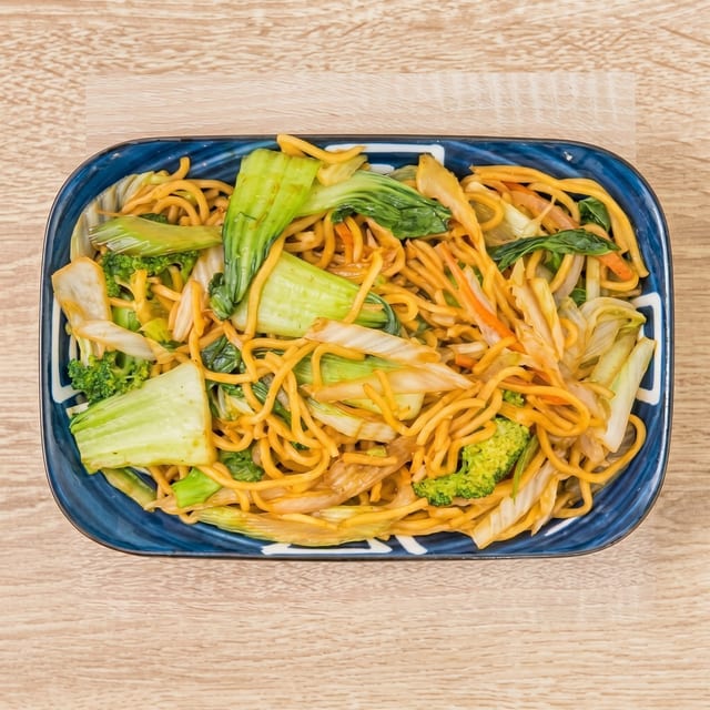 Veg Pan Fried Lo Mein Noodle.