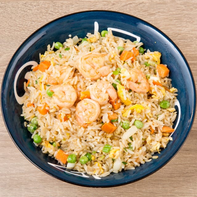 Shrimp Fried Rice 鲜虾炒饭.