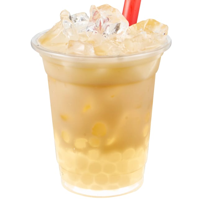 Lychee Boba Milk Tea.