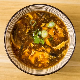 Hot & Sour Chicken with Black Mushroom Soup