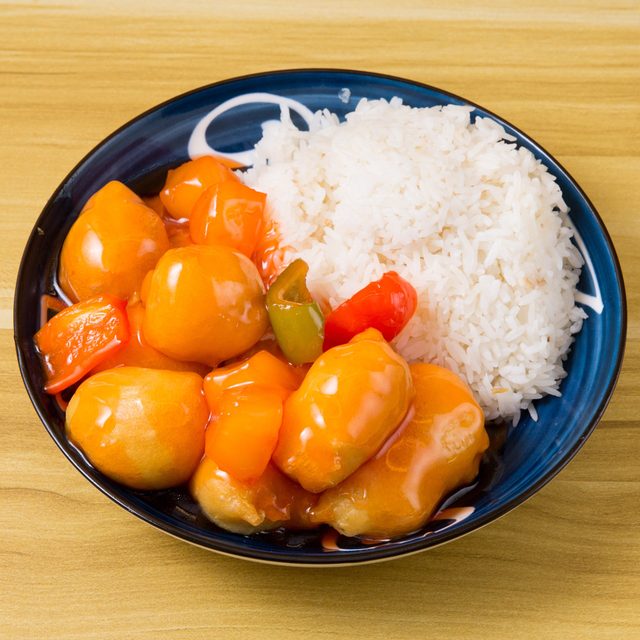 Sweet & Sour Chicken.