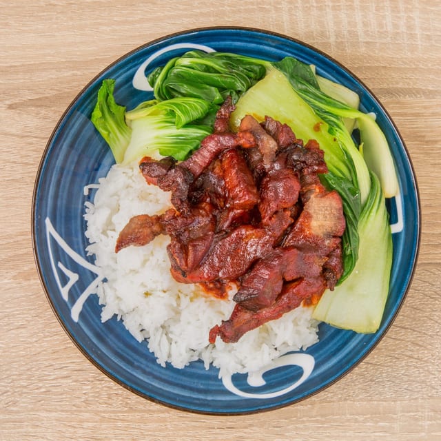Roast Pork Over Rice.