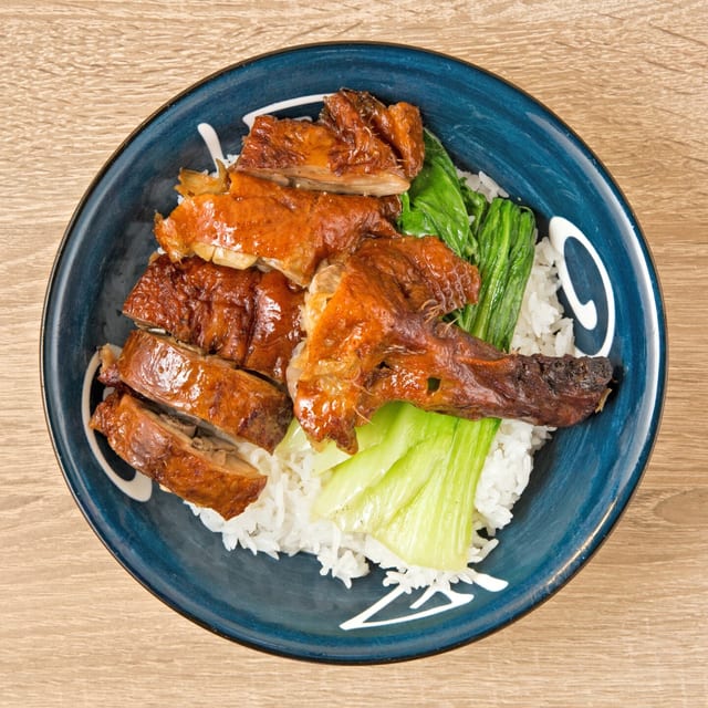 Roast Duck Over Rice.
