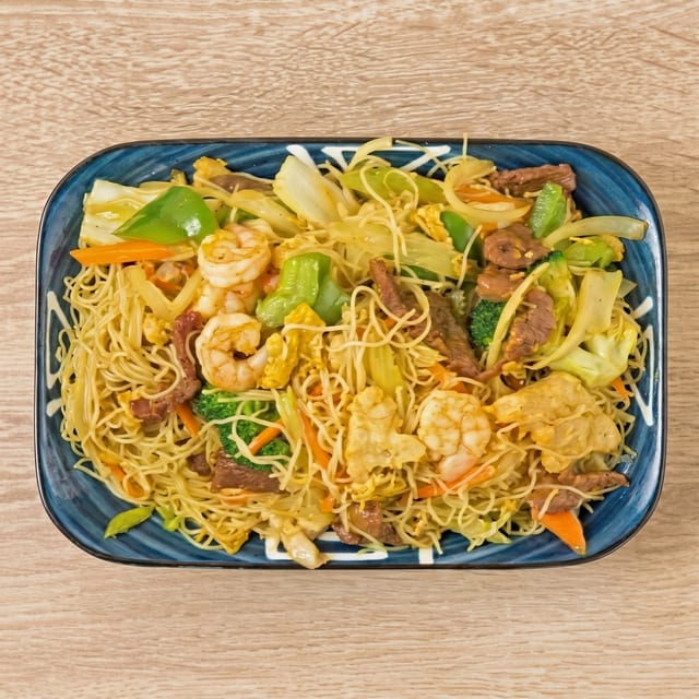Sin Chew Pan Fried Rice Noodle.