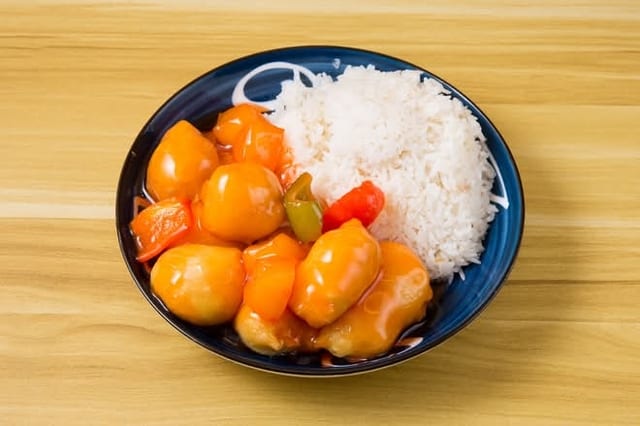 L. Sweet and Sour Chicken.
