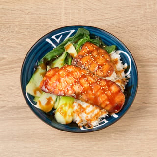 Salmon Teriyaki Over Rice 三文魚盖饭